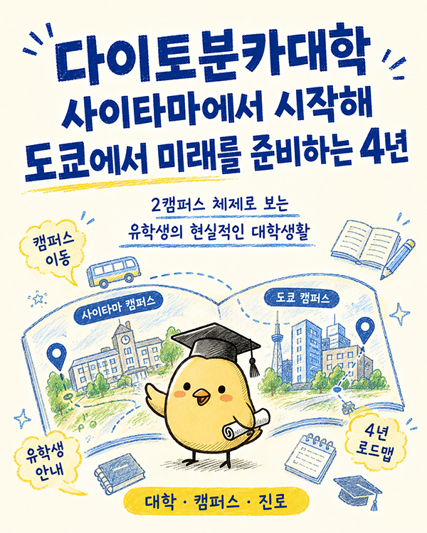 다이토분카대학 2캠퍼스 특징 사이타마 방세 절약부터 도쿄 취업 전략까지 1.jpg