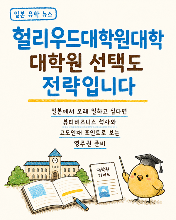 일본 대학원 입시 헐리우드대학원 졸업으로 일본 영주권 앞당기기.jpg