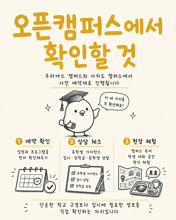 일본 메이카이대학 입시 전략, 여름 오픈캠퍼스 일정 3.jpg